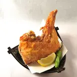 気合のモモ一本揚げ(数量限定)(ジョニーのからあげ 滋賀甲西店)