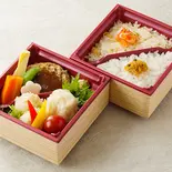 豆腐ハンバーグと二種のしゅうまい二段弁当（梅の花 銀座並木通店）