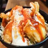 旨辛！ヤンニョムとり天南蛮丼（ジョニーのからあげ川西店）