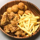 トリオセット（ご飯大盛無料 手作り弁当 我力亭）