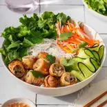 Bún nem rán 揚げ春巻きビーフン(QUAN VIET 88 KUSHITAN)