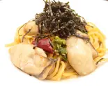 広島菜と広島産牡蠣の 和風オイルスパゲッティ（HIROSHIMA ITALIAN AO-あお-）