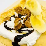 チョコフレークバナナ（自然卵のクレープ 五橋店）
