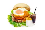 【期間限定】シンガポールラクサチキンバーガー/全粒粉バンズ（the 3rd Burger 新宿大ガード店）