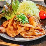 神戸ポーク 生姜焼き定食（神戸みなと温泉 水蓮）