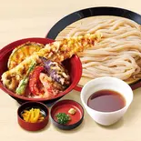 【満腹久セット】ざるうどん・穴子天丼（久兵衛屋 みずほ台店）