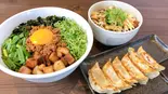 【贅沢セット】台湾まぜそば・絶品豚マヨ丼・餃子セット（麺屋マルヨシ）
