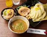 濃厚魚介つけ麺+ミニ炙りチャーシューご飯セット（濃厚魚介だし専門 つけ麺 すする）