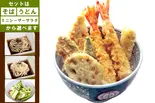 【特大海老入り】天晴上天丼セット（【天丼】天晴(てんせい) 南浦和店）
