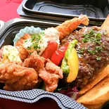 自家製ハンバーグスペシャル弁当(洋風ソース)（ミッテラン三世）