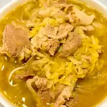 32.酸菜と豚肉の煮込み(酸菜炖猪肉)（湘逢中華料理）