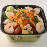 バラ丼（海の彩り 丼丸 永福店）