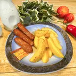ソーセージ＆フライドポテト（ご馳走おにぎり“雲海” 鶴橋店）