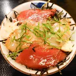 紅白丼（竹寿司）