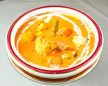 野菜カレー Veg Curry（King Kebab CURRY＆NAAN）