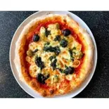 しらすと生海苔とオリーブのピザ(TAK CAFE SAGAMIOTSUKA)