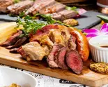 おつまみにお得！シュラスコ盛合わせ4種類のお肉【お酒にぴったり】FULL MIX CHURRASCCO 4 DIFFERENT MEAT（アジアンレストランSAKURA）