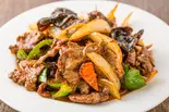 牛肉の麻辣炒め Spicy Stir Fried Beef(中華料理 成都 高円寺本店)