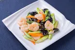 エビとアスパラ炒め（中華料理 龍騰）