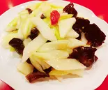セロリと山芋の塩炒め（中国東北家郷料理 永利 池袋本店）