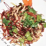 豚肉細切りピリ辛炒め (香辣肉丝)（寛窄巷子）
