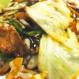 ホイコーロー丼/Double cooked pork slices donburi(中華料理 龍門)