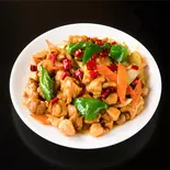 鶏のピリ辛炒め（中華料理上海亭蕨店）