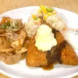 【アジフライ✖️コロッケ】(出前屋 博多飯)
