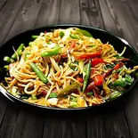 ネパール風野菜焼きそば/Nepalese Vegetable Chow Mein(ポカラ伯爵 - リトルインディア)