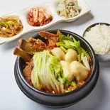 カムジャタン(韓国惣菜3品、ご飯大盛り無料)（韓国家庭料理ジャンモ 津田沼店）