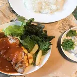 バーグ&オムレツ幕の内(宅配レストラン ミニッツデリ鶴橋店)