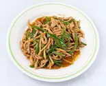 豚肉千切りとピーマン炒め（博味菜館）