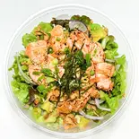 ポキサラダ(炙り漬けサーモン) Broiled Salmon Poke Salad（ポキ丼キッチン）