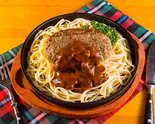 パスタ&デミハンバーグ(がっつりパスタ満腹亭)