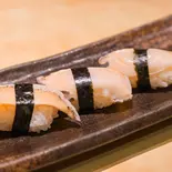 アワビ【3貫】（阿部寿司 広尾本店）