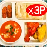 テイクアウト＆デリバリー弁当トリプルパックTakeout＆Delivery Bento Triple Pack（インド料理 ニューメズバーン）