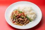 【59】青椒肉絲丼（金華閣）