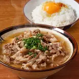 肉吸い 肉ダブル 玉子かけごはん(大盛り)定食 (醤油・玉子)≪3093≫(デリズ上目黒店)