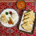 【新商品】ポテトナンセット（インド料理 マユール）