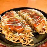 海鮮モダン焼き（屋台鉄板 三寸）
