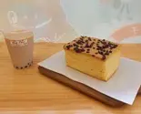 オリジナルチョコチップハーフサイズ×ミルクティーセット（つきぐまカステラ 大曽根店）