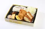 塩レモンから揚げとチーズ巻きしゃぶかつ弁当（とんかついなば和幸 天神橋筋商店街店）