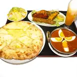 ミックスタンドリナンカレーセット、Mix Tandoori Naan Curry Set（ナマステキッチン）