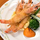有頭エビフライ3本（洋食 ゆう）