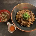 肉2倍 和牛丼+肉吸い+生たまご（黒毛和牛丼ぶり専門店 和牛丼 弥勒みろく）