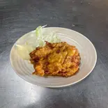 唐揚1個とライス（釈迦力 友 あびこ店）
