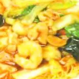 五目焼きそば大盛り 麺固め(けいぐん飯店)