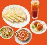 ミニチーズナンセット mini cheese nan set（インド料理 ニュータージマハルエベレスト 西九条店）