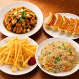 人気満腹セット(2人前)(【餃子×四川料理専門店】餃子麻辣酒場 新橋駅前店)