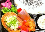 ハンバーグの和風おろしソース弁当（餃子工房 ちびすけ 東心斎橋店）